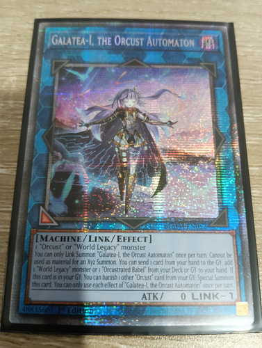 Galatea-i, The Orcust Automaton - Blmm-en053 - Starlight Rar Galatea-i The Orcust Automaton - Blmm-en053 - Starlight Rare 1st Edition Inglés (Usado)
