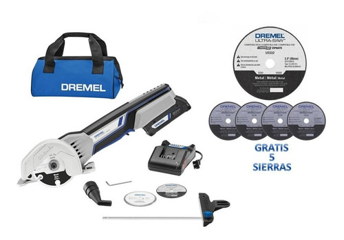 Kit Cortadora Dremel 3 En 1 20v F013us20aa+2615u510aa