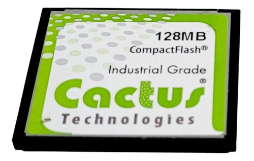 Imagem 1 de 4 de  Cartão De Memória Compact Flash 128mb  Industrial Grade