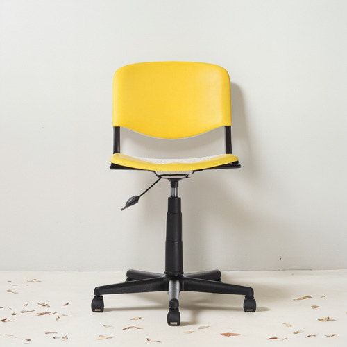 Silla De Oficina Operativa Multiusos De Plástico Iso P Amarillo Plástico