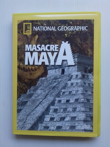 National Geographic Masacre Maya Dvd 50m Usado Unico Dueño