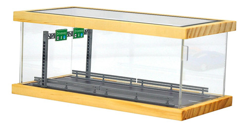 1/64 Diorama Estacionamiento Escena Modelo Acrílico