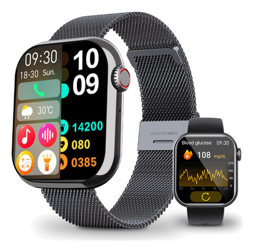 Reloj Inteligente De Glucosa Bluetooth Sport Al Agua Samartw