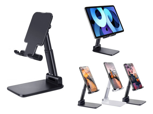 Soporte Base Celular Holders Mesa Escritorio Ajustable