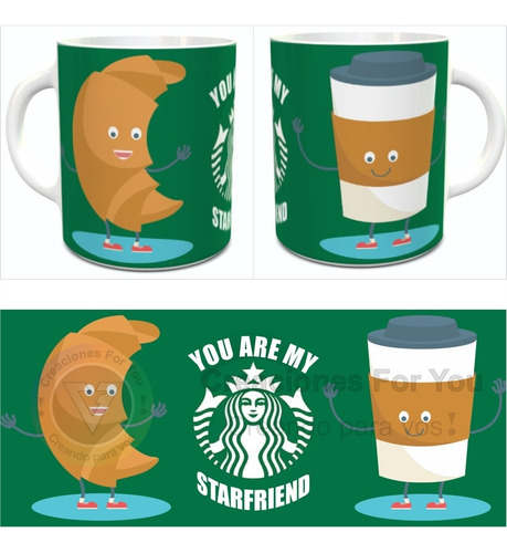 Tazas Dia Del Amigo Amiga Ceramica Importada Personalizadas