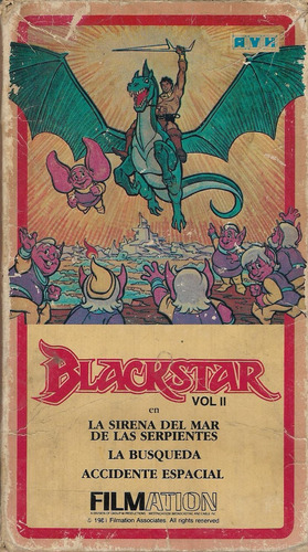 Blackstar Vol Ii Vhs Original Filmation Avh Max_wal