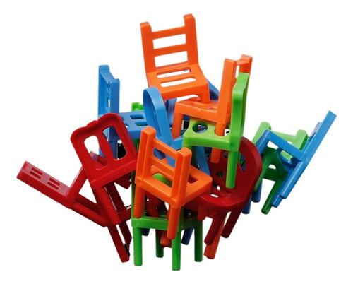 Sqd Juego De Apilar Sillas Diy, Mesa Apilable Colorida