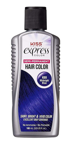 Kiss Express Color Semi - Color De Cabello Permanente 3.5 Oz