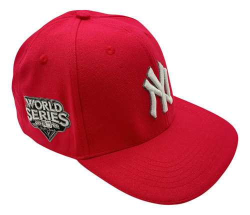 Gorra Cerrada Estilo Mlb Stretch Fitted Equipos Premium Moda Yankee Red Medida Anatomíca 56 Cm