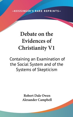 Libro Debate On The Evidences Of Christianity V1: Contain...