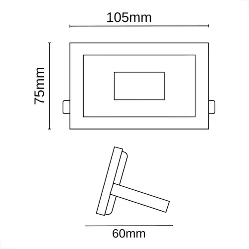 Refletor Holofote Led 20W Bivolt Blindado Resistente à água IP65 - Esquilos  Shop