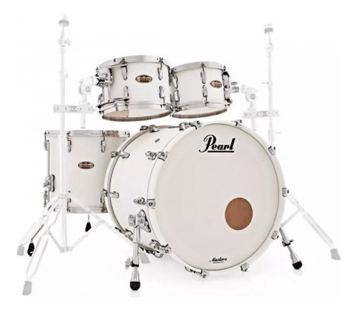 Batería Pearl Master Maple Reserve Series 3 Cuerpos 923xsp Color Matte White