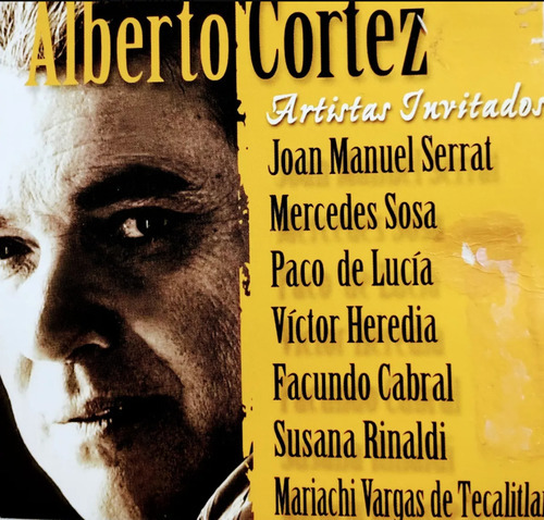 Alberto Cortez Cd Nuevo Con Grandes Artistas Invitados  