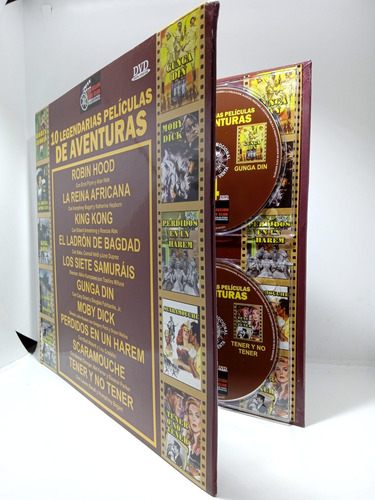 Imagen 5 de 5 de 10 Legendarias Películas De Aventuras - Dvd - Colección Cine