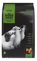Comprar Three Dogs peqenas e mini comida para perros adultos pollo y zanahoria 15kg