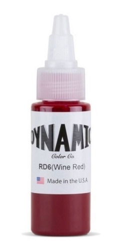 Tinta Dynamic Ink Color Rojo Wine Red 1 Oz