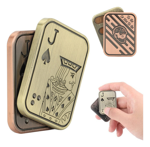 Juguete Deslizante Metálico Adhd Push Slider Para Adultos, E
