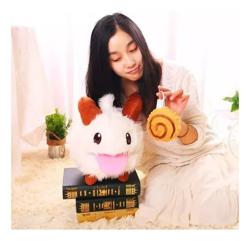 Para Lol Poro Muñeca Peluche De Cumpleaños 25cm