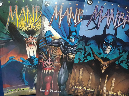 Batman Manbat X 3 Completo - Jamie Delano & John Bolton - Dc