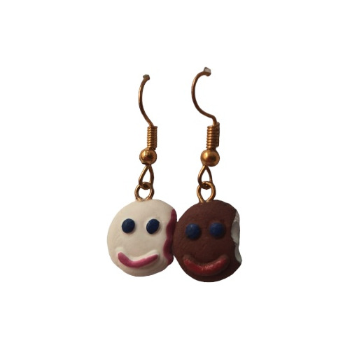 Aretes Artesanales De Paleta Payaso Dulce Comida Mini Kawai 