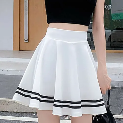 comprar Faldas Prenses Con Lineas Minifalda Coreana Plisada Kawaii