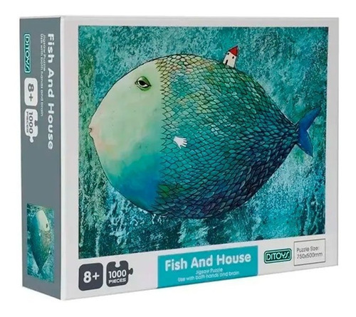Rompecabezas Puzzle 1000 Piezas Fish And House 2410 Ditoys