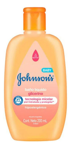 Pack Baño Líquido Johnson Baby Glicerina 200 Ml