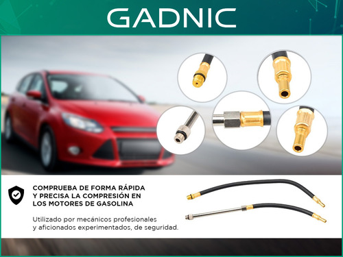 Comprobador De Compresión Gadnic Incluye Manómetro 300 Psi