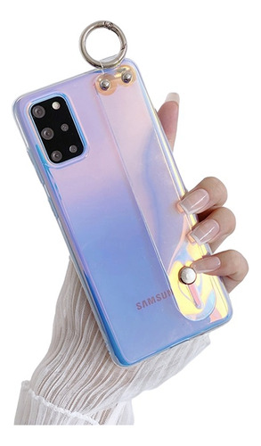 Funda Tornasol Cromo Sujetador Para Samsung S23 Ultra + Kit