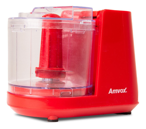 Mini Processador De Alimentos 100w Apr 1001 Red Amvox