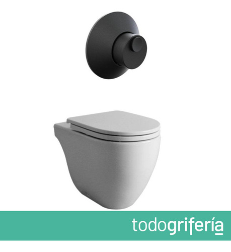 Combo Ferrum Fontana Inodoro+asiento+valvula Hidromet 942