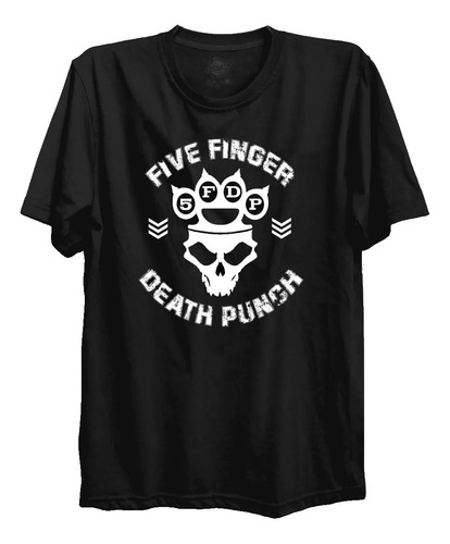 Camiseta Rock Banda Five Finger Death Punch 100% Algodão