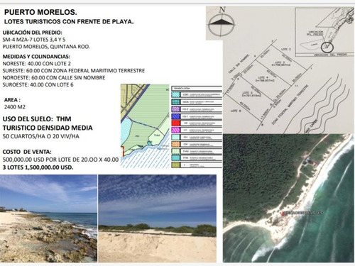 Terreno En Venta En Puerto Morelos