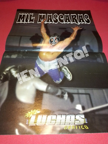 Revista Lucha Libre Especialvuelos!! Póster Mil Máscaras !!