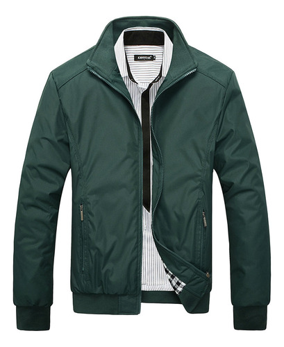 Chaqueta De Hombre Chaqueta De Cuello Ligero Informal Cortavientos