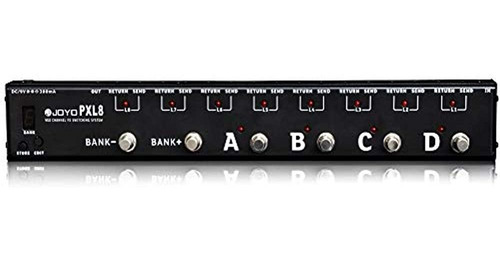 Pedalera Programable Joyo Pxl8 Con 8 Bucles Fx Y Bypass