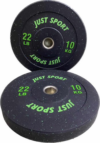 Par Discos Olímpicos De Goma 10 Kg Importados Crossfit Gym 