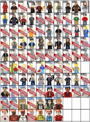 Kit 10 Bonecos Vingadores Heróis Star Wars Disney Compatível