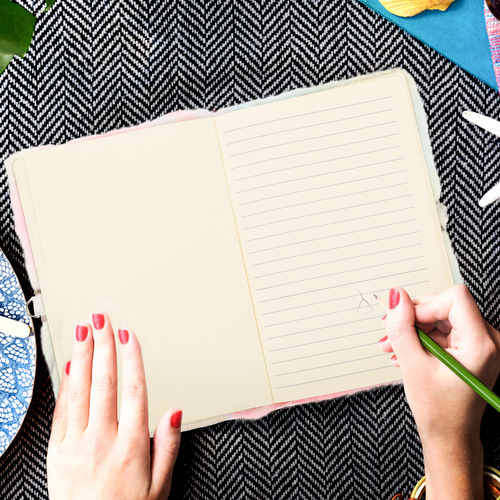 Cuaderno De Dibujos Animados Plush Diary Con Tapa De Felpa P