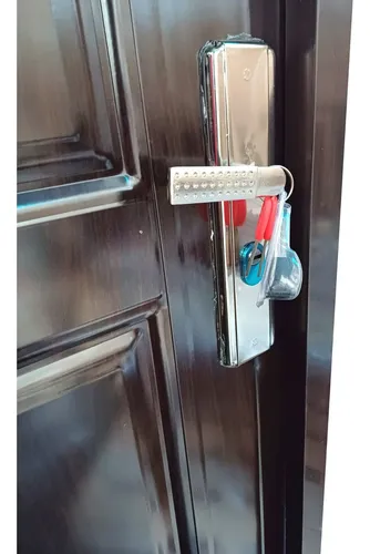 Waluminio puerta exterior color marron