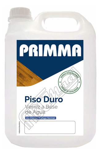 Primma Piso Duro Fosco | Verniz H20 | Pisos Madeira 5 Lt