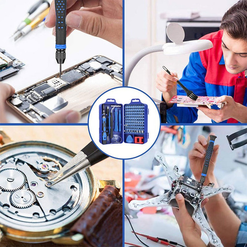 Imagen 7 de 7 de Kit De Desarmadores Y Herramientas De Precisión 115 En 1