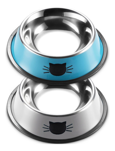 Juego De Tazones Para Mascotas Para Gatos Y Gatitos - Comede