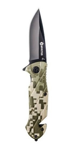 Canivete Tático Squad Militar Camuflado Digital Invictus