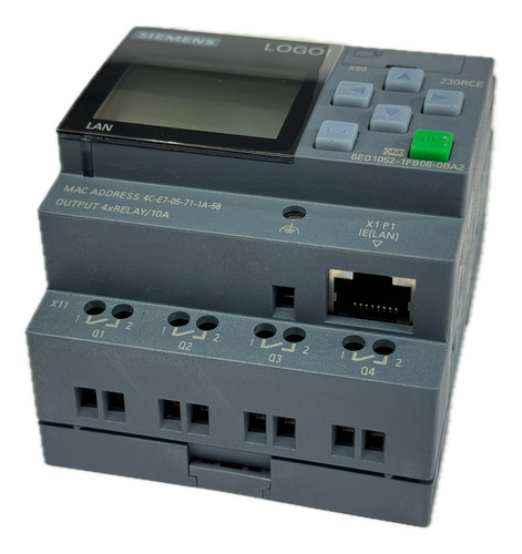 Clp Logo 8 Display 8i/4o 6ed1052-1fb08-0ba2 Siemens