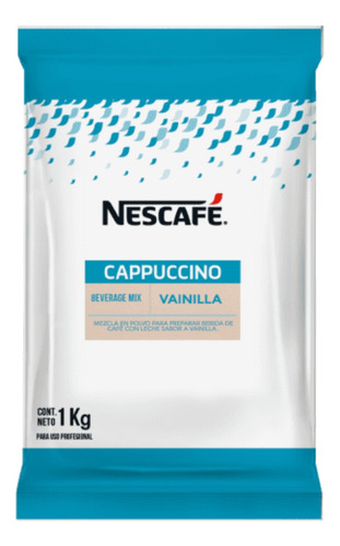 Nescafé Café Cappuccino Vainilla 1kg - En Polvo Para Maquina