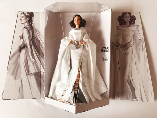 Barbie Princesa Leia Star Wars Princess Lea Deluxe Mattel (Usado)