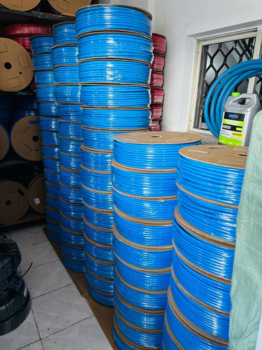 10mts Mmd Tubing De Nylon 3/8 Azul Doble Capa