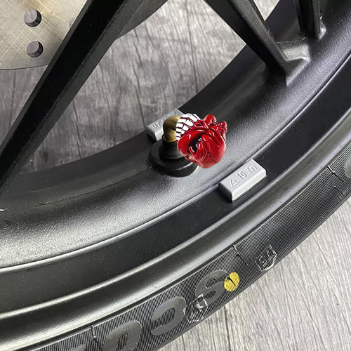 Tapones Para Valvulas Llantas 4pcs Calavera Para Auto/moto