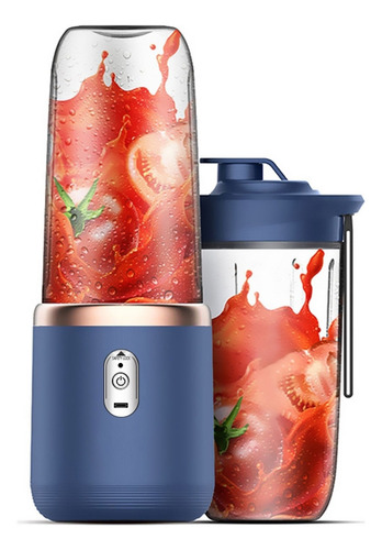 Mini Licuadora Batidora Portátil 400ml + Vaso 500ml Con Tapa